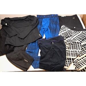 Lot Of Women's Leggings & Activewear 6 pr leggings / 1‎ shirt See Photos